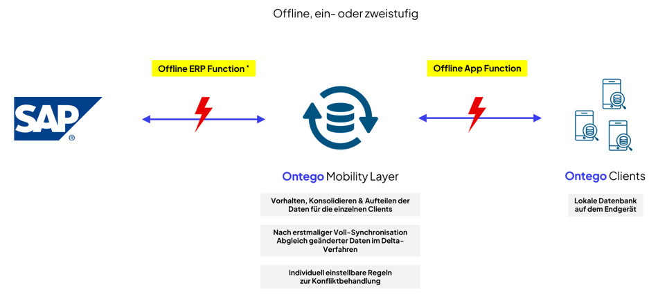 Offline-Fähigkeit und Datensynchronisierung mobile Datenerfassung SAP